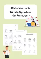 Vorschau - Arbeitsblätter - Bildwörterbuch - Restaurant - Deckblatt