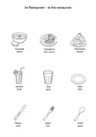 Vorschau - Arbeitsblätter - Bildwörterbuch - Restaurant - Seite 3