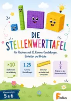 Vorschau - Arbeitsblätter - Brüche an der Stellenwerttafel am Gymnasium - Deckblatt