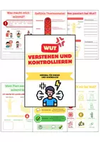 Vorschau - Arbeitsblätter - Wut verstehen und kontrollieren - Arbeitsblätter & Übungen - Deckblatt