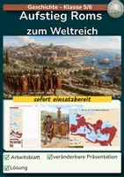 Vorschau - Stundenentwürfe - Aufstieg Roms zur Weltmacht - Deckblatt