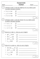 Vorschau - Arbeitsblätter - Ableiten Test Klassenarbeit nach FRESCH Klasse 3 & 4 | Rechtschreibung, mit Differenzierung, Lösungen & editierbarer Version - Seite 2
