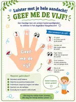 Voorbeeld - Geef me de vijf (poster a3) - Voorblad