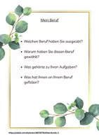 Vorschau - Aufgabenkarten - Aktivierungskarten Berufsleben Beschäftigung für Senioren - Seite 1