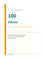 Vorschau - Unterrichtsreihen - 100 Diktate - Schritt für Schritt zur besseren Rechtschreibung! - Seite 1