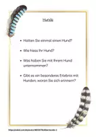 Vorschau - Aufgabenkarten - Kostenlose Aktivierungskarten Beschäftigung für Senioren Tiere - Seite 1