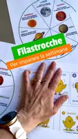 anteprima - Materiale interattivo - La settimana in filastrocca - Pagina di copertina