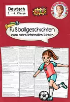 Vorschau - Arbeitsblätter - Fußball WM 2026 Leseverstehen Grundschule | Klasse 2-4 - Deckblatt