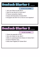 Vorschau - Aufgabenkarten - Deutsch Klasse 4 - Wiederholung fit für Klasse 5 - Seite 1