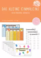 Vorschau - Arbeitsblätter - Das kleine Einmaleins – Übungspaket - Deckblatt