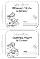 Vorschau - Arbeitsblätter - Mini-Heft Silben & Anlaute Sommer | Deutsch Klasse 1 - Seite 1