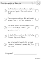 Vorschau - Arbeitsblätter - Lesespaziergang Sommer Klasse 3-4 | Deutsch Lesen - Seite 2