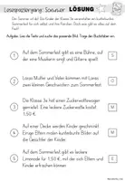 Vorschau - Arbeitsblätter - Lesespaziergang Sommer Klasse 3-4 | Deutsch Lesen - Seite 3