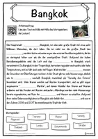 Vorschau - Unterrichtsreihen - Bangkok Lückentext mit Wortspeicher Hörverstehen und Suchsel - Seite 1