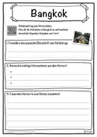Vorschau - Unterrichtsreihen - Bangkok Lückentext mit Wortspeicher Hörverstehen und Suchsel - Seite 3
