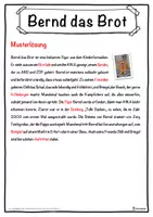 Vorschau - Unterrichtsreihen - Bernd das Brot Lückentext mit Wortspeicher Hörverstehen und Suchsel - Seite 2