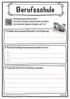 Vorschau - Unterrichtsreihen - Berufsschule Lückentext mit Wortspeicher Hörverstehen und Suchsel - Seite 3