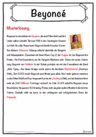 Vorschau - Unterrichtsreihen - Beyoncé Lückentext mit Wortspeicher Hörverstehen und Suchsel - Seite 2