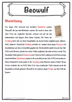 Vorschau - Unterrichtsreihen - Beowulf Lückentext mit Wortspeicher Hörverstehen und Suchsel - Seite 2