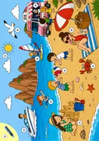 Vorschau - Bildkarten - Sommerbild vertonen mit Orff-Instrumenten & Anybook-Stift – Kreative Klanggeschichten für den Musikunterricht - Seite 3