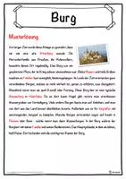 Vorschau - Unterrichtsreihen - Burg Lückentext mit Wortspeicher Hörverstehen und Suchsel - Seite 2