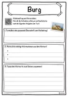 Vorschau - Unterrichtsreihen - Burg Lückentext mit Wortspeicher Hörverstehen und Suchsel - Seite 3
