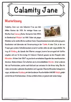 Vorschau - Unterrichtsreihen - Calamity Jane Lückentext mit Wortspeicher Hörverstehen und Suchsel - Seite 2