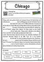 Vorschau - Unterrichtsreihen - Chicago Lückentext mit Wortspeicher Hörverstehen und Suchsel - Seite 1