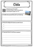 Vorschau - Unterrichtsreihen - Chile Lückentext mit Wortspeicher Hörverstehen und Suchsel - Seite 3