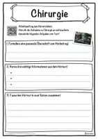 Vorschau - Unterrichtsreihen - Chirurgie Lückentext mit Wortspeicher Hörverstehen und Suchsel - Seite 3