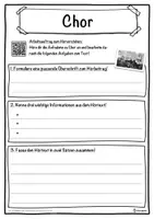 Vorschau - Unterrichtsreihen - Chor Lückentext mit Wortspeicher Hörverstehen und Suchsel - Seite 3