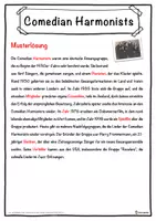 Vorschau - Unterrichtsreihen - Comedian Harmonists Lückentext mit Wortspeicher Hörverstehen und Suchsel - Seite 2