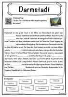 Vorschau - Unterrichtsreihen - Darmstadt Lückentext mit Wortspeicher Hörverstehen und Suchsel - Seite 1