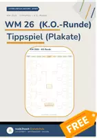 Vorschau - Poster - WM 2026 - K.O.-Runde - Tippspiel - GRATIS - Deckblatt