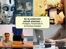 Vorschau - Unterrichtsreihen - KI im Unterricht sinnvoll einsetzen - Deckblatt