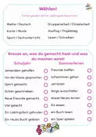 Vorschau - Arbeitsblätter - Mein Schuljahr – Rückblickheft - Seite 2