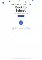 Vorschau - Spiele - Laufdiktat „Back to School“ – Englisch Klasse 3–6 | 3 Niveaustufen - Seite 1