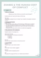 Vorschau - Arbeitsblätter - Creative Tasks based on Zombie by The Cranberries - Seite 1