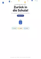 Vorschau - Arbeitsblätter - Laufdiktat „Zurück in die Schule“ – Deutsch Klasse 3–6 | 3 Differenzierungsstufen - Seite 1