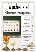 Vorschau - Anderer Materialtyp - Wochenziel - Ziel der Woche - Tagesziel - Deckblatt