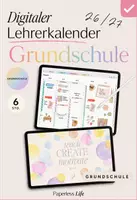 Vorschau - Lehrpläne/Lehrermaterial - Digitaler Lehrerkalender Grundschule 26/27 / Konfetti / 6h - Deckblatt