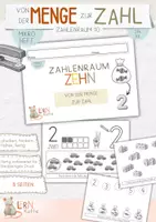Vorschau - Arbeitsblätter - Lernratte - Mikroheft- Zahlenraum Zehn - von der Menge zur Zahl - Deckblatt