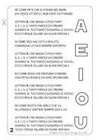 anteprima - Materiale di supporto/inclusione - LETTERA R - SILLABE RA RE RI RO RU – CANZONE E TESTO - Pagina 2