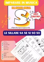 anteprima - Materiale di supporto/inclusione - LETTERA S – SILLABE SA SE SI SO SU – TESTO E CANZONE - Pagina di copertina