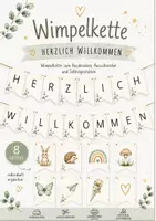 Vorschau - Anderer Materialtyp - Wimpelkette „Herzlich Willkommen“ – Liebevolle Deko zur Einschulung - Deckblatt