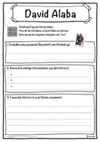 Vorschau - Unterrichtsreihen - David Alaba Lückentext mit Wortspeicher Hörverstehen und Suchsel - Seite 3
