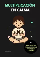 Vista previa - Unidades / Secuencias / Situaciones de Aprendizaje - Multiplicación en Calma | Actividades de concentración y regulación emocional para Primaria (6-12 años) - Portada