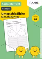 Vorschau - Arbeitsblätter - Kurzeinheit: Unterschiede zwischen Jungen und Mädchen untersuchen - Deckblatt