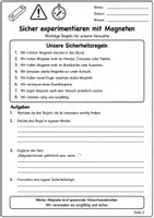 Vorschau - Arbeitsblätter - Magnetismus Klasse 5/6 – Arbeitsheft mit Versuchen - Seite 2