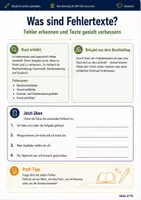 Vorschau - Arbeitsblätter - Fehlertexte überarbeiten Deutsch Arbeitsblätter Berufskolleg Schreibtraining - Seite 2